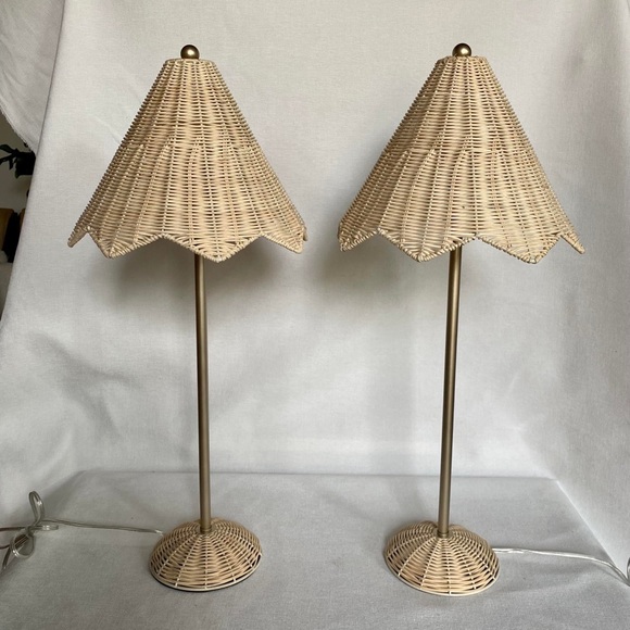 Lillian August similar to Parasol Rattan Lamps - Picture 2 of 3
